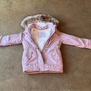 Abercrombie kids pink parka